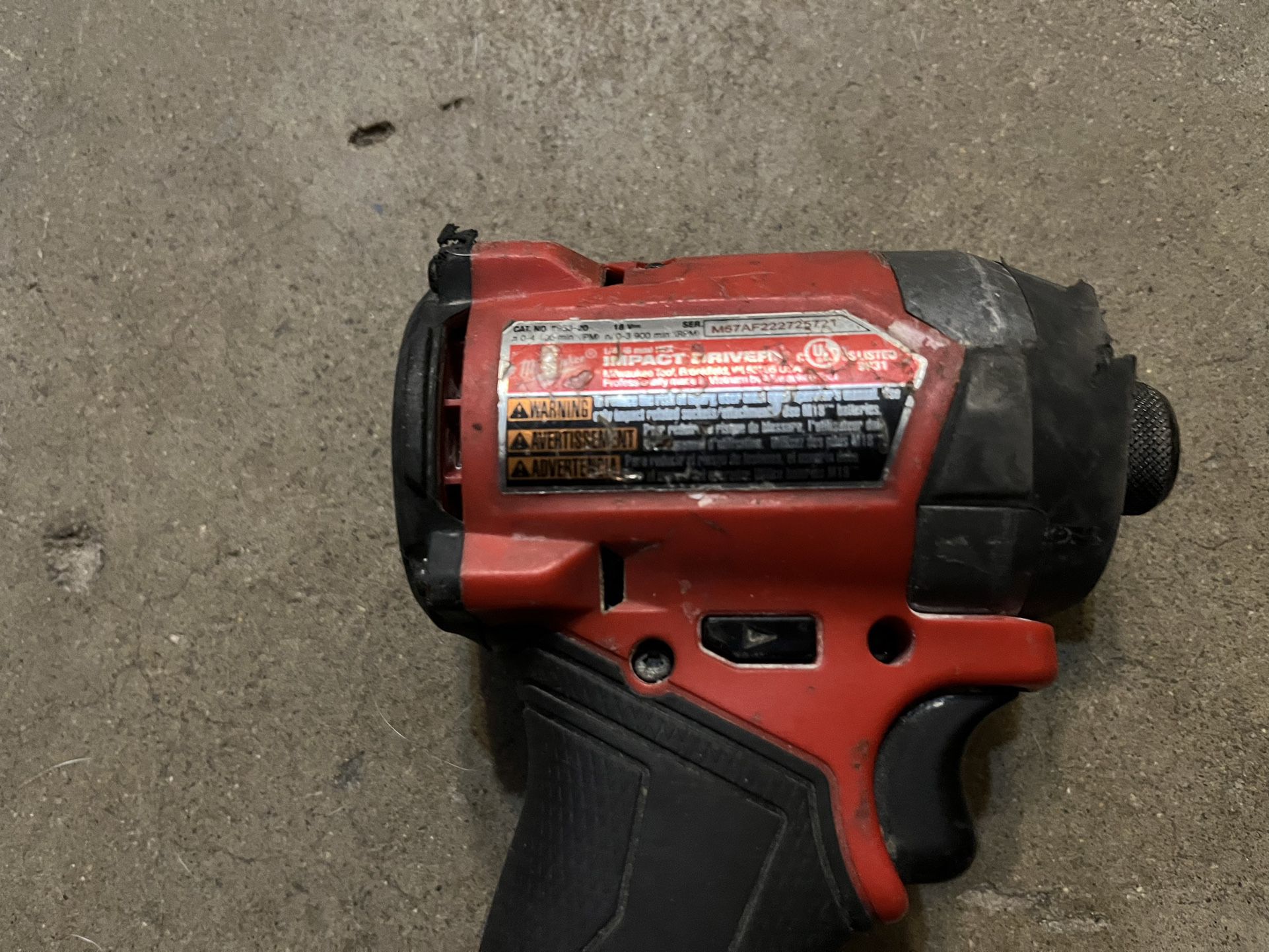 Milwaukee M18 Fuel 1/4 in. Hex Impact Driver (Tool Only)