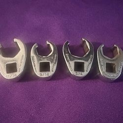 Snap On 3/8” Drive FRH 9/16, 11/16, 3/4 FRHM15 4 Pc.