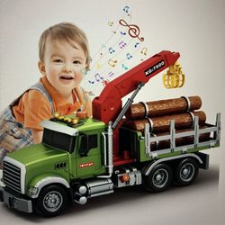 Kids Timber Truck with Loading Crane (new)