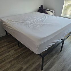 California King Mattress + Bedframe
