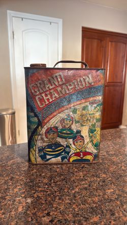 Collectible Oil Motor Tin