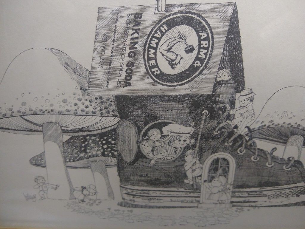 Arm & Hammer Lithograph Print Nursery Rhyme
