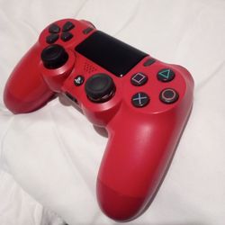 Red PS4 controller