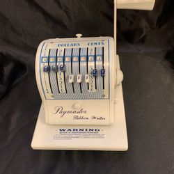 Vintage Paymaster Ribbon Writer Machine 11”x 8”