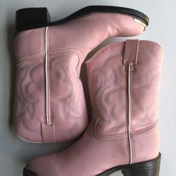 Durango Kids Pink with Strap Western Boots Cowboy Size 3D