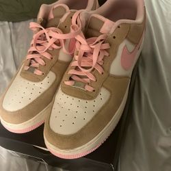 Pink And Tan , Air Force 1s
