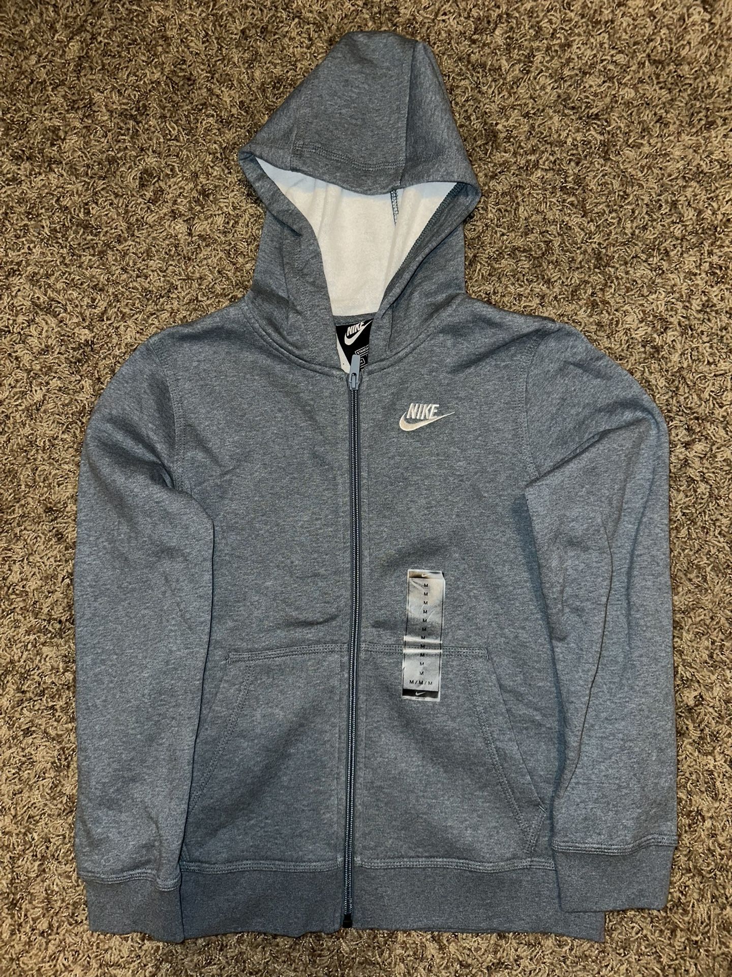 Nike Sportswear Big Kids (Boy’s) Club Fleece Full-Zip Hoodie Sample
