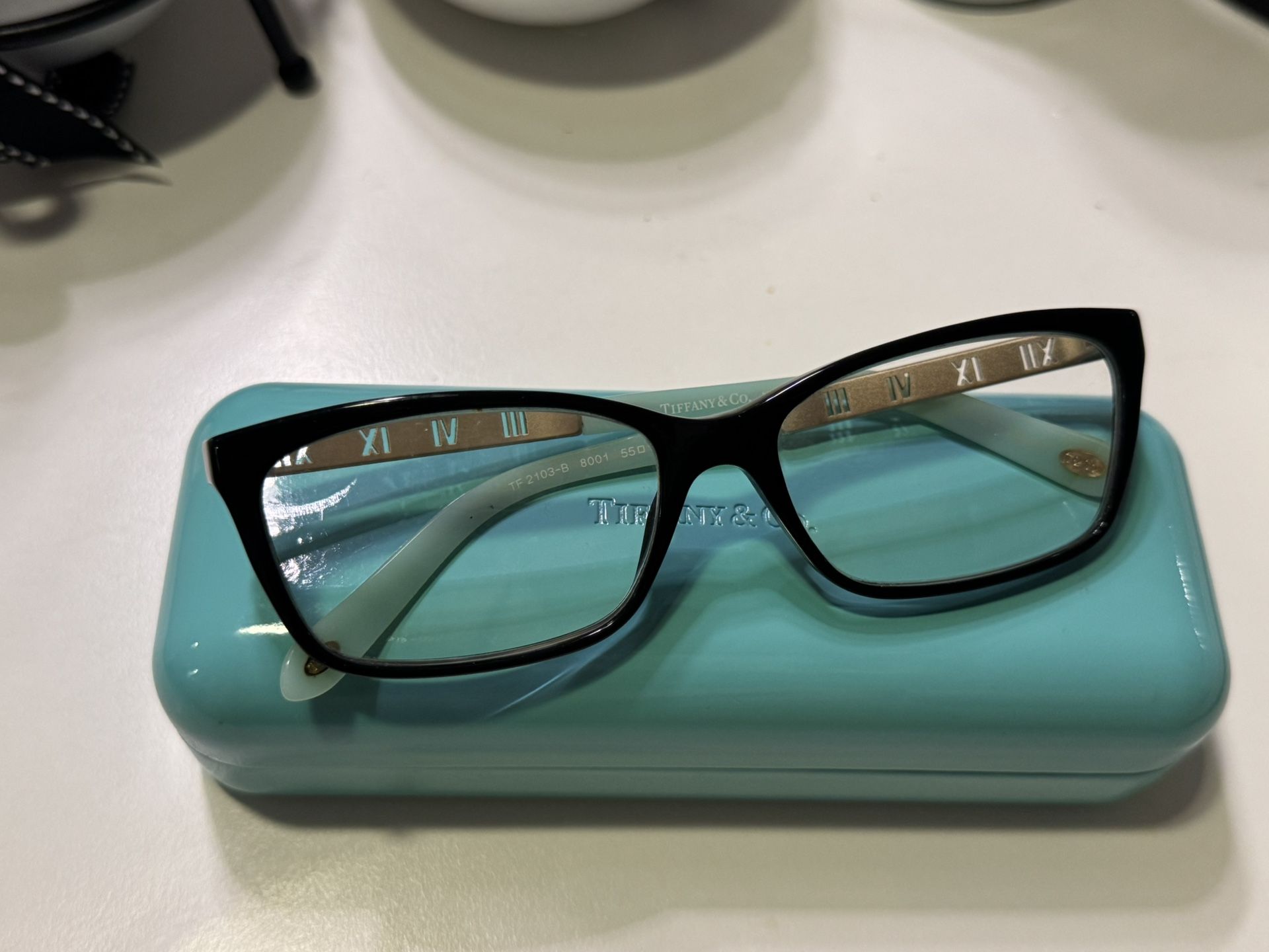 Tiffany & Co. Black Cat Eye Glasses