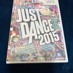 Nintendo Wii Game ( Just Dance 2015 ) New Sealed