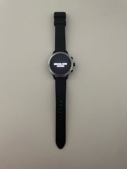 Michael Kors MKT5049 Smart Watch, Stainless Steel, Black Strap unisex