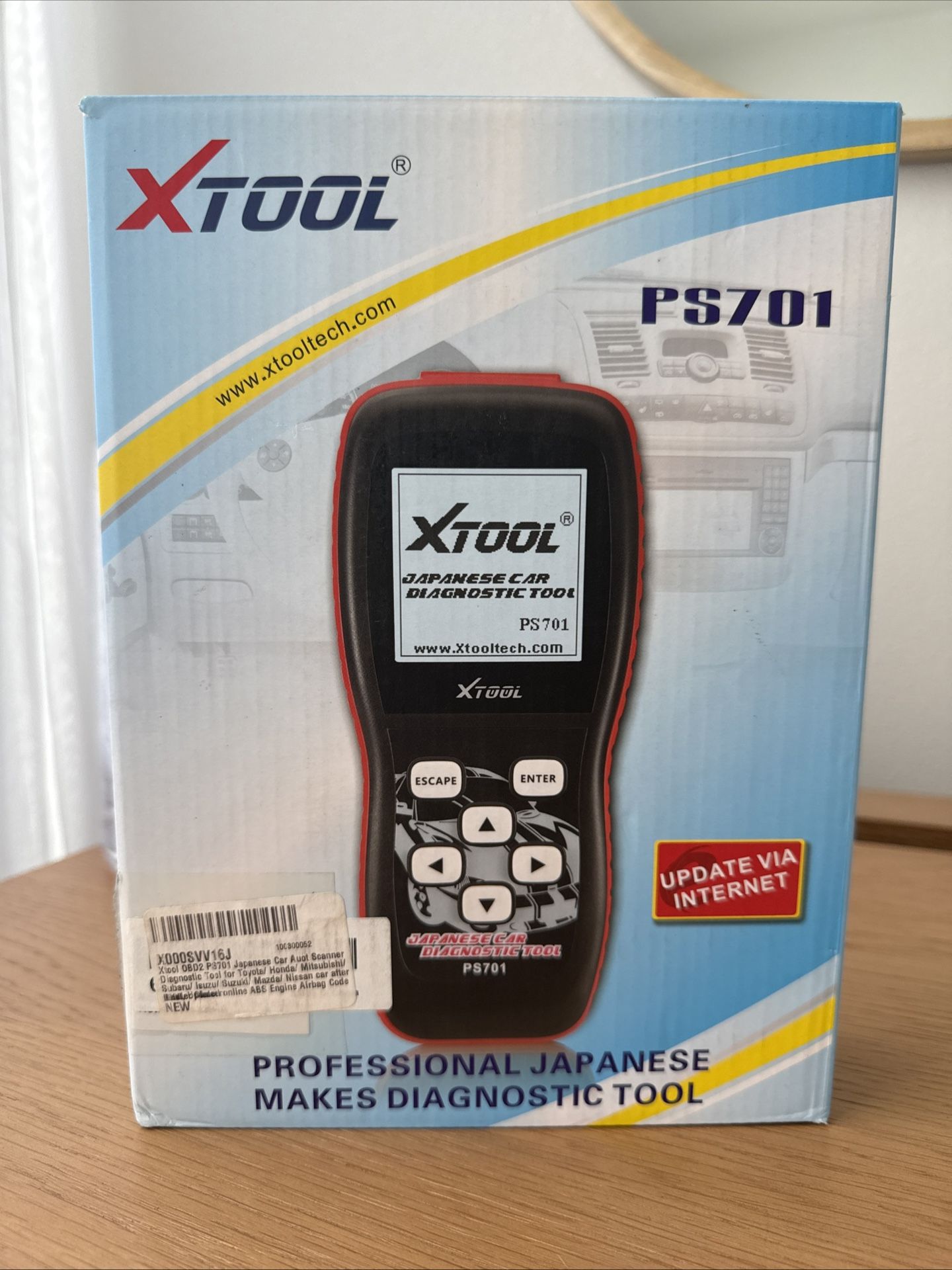Xtool PS701 OBD2 Code Reader Scanner Check Engine Light Diagnostic Tool Japanese