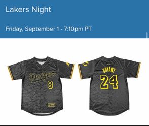 Dodgers Kobe/Lakers night jersey