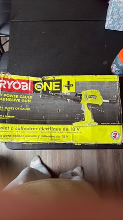 18 V Ryobi caulk gun
