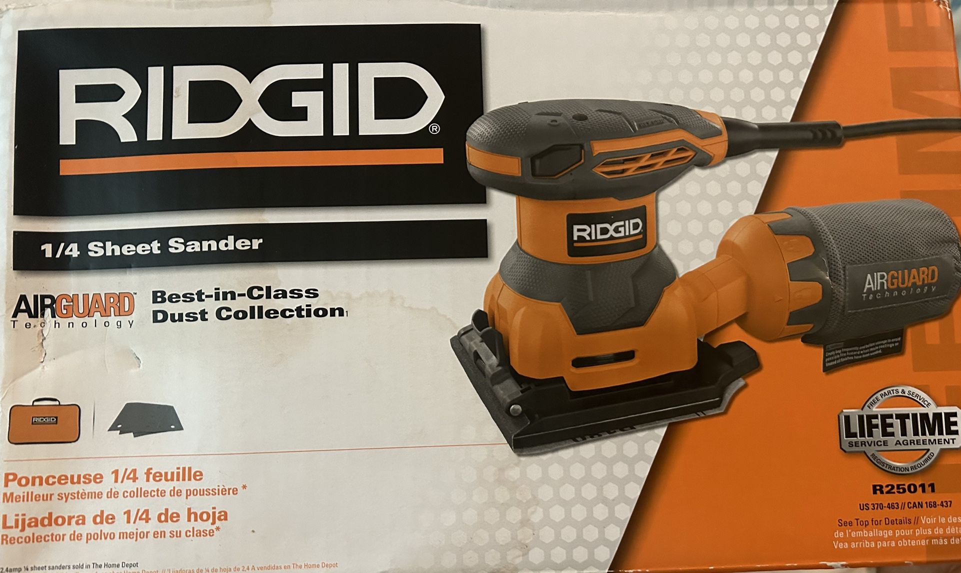 Ridgid 1/4 Sheet Sander