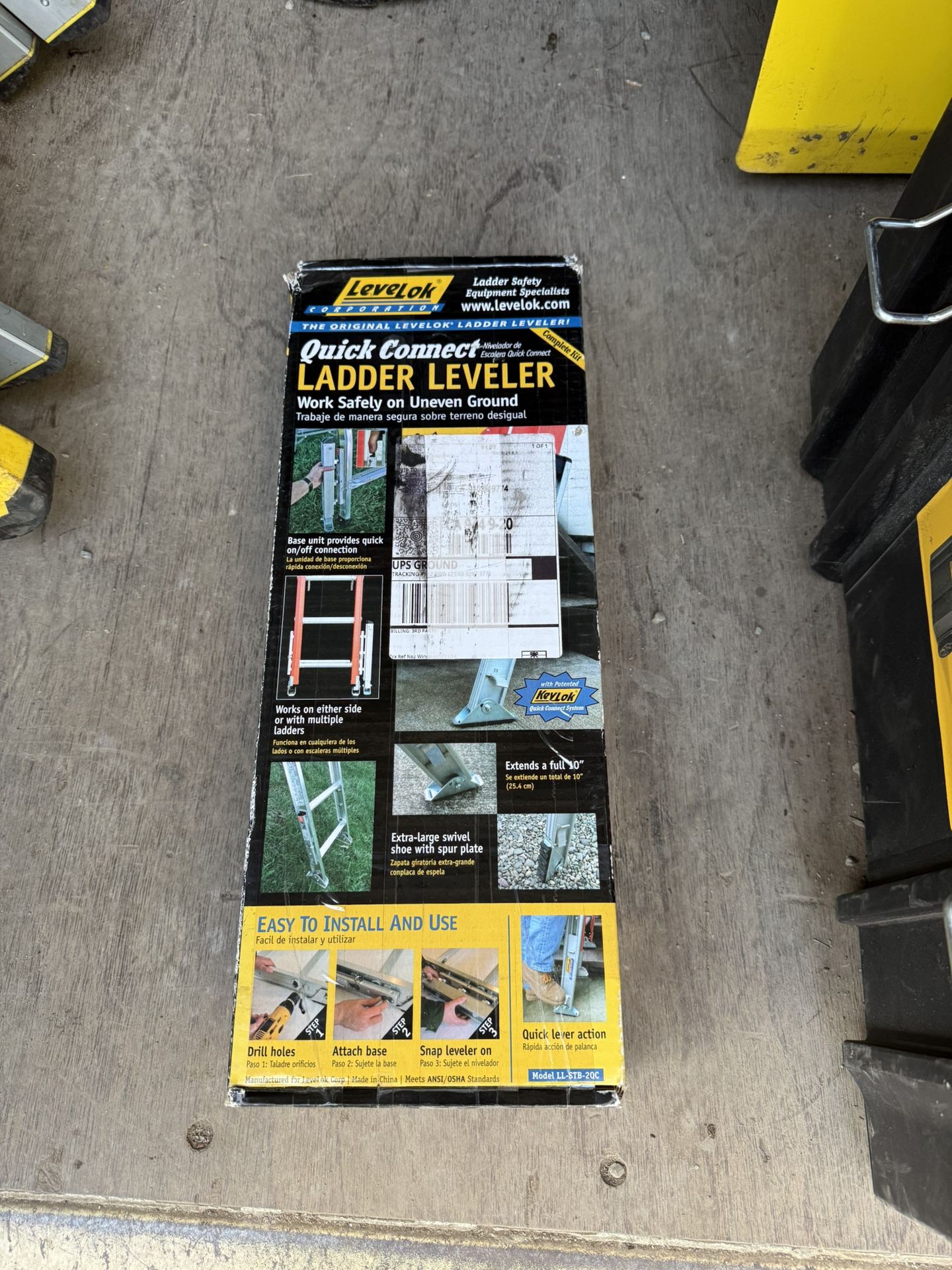 Ladder Leveler Quick Connect