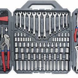 10/CRESCENT 170 PIECE GENERAL PURPOSE TOOL SET CLOSED CASE GARAGE SHOP HOME TOOLS