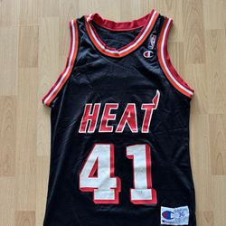 Vintage 90s Champion Glen Rice Miami Heat Jersey 