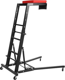 Garvee Foldable Automotive Engine Creeper, Adjustable Height Engine Access Creeper with Casters 