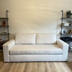 Ivory Queen Sleeper Sofa 84”