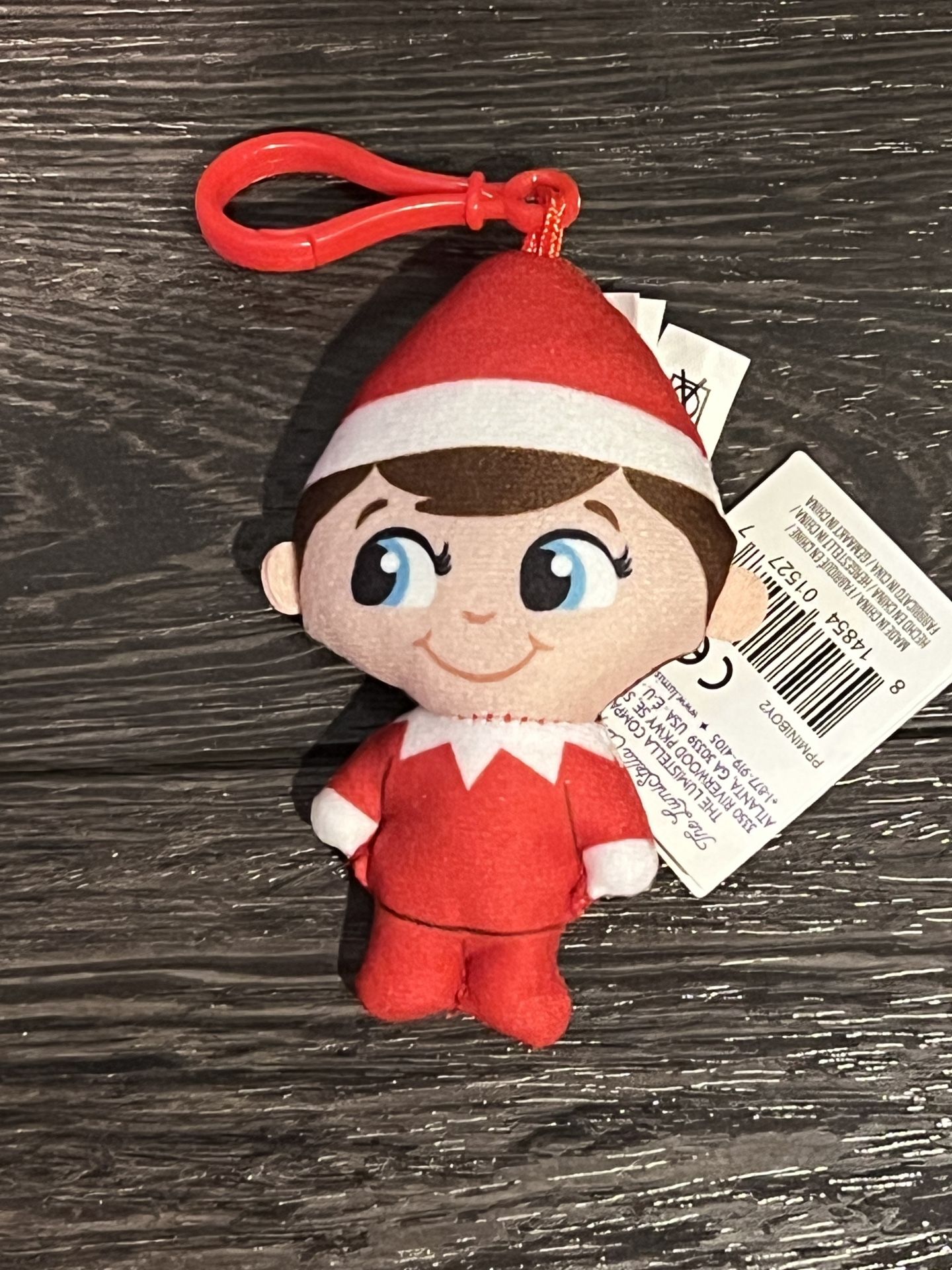 Elf on the Shelf Blue eyes New Clip Keychain Back pack Plush Pals 4.5”
