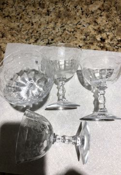 Antique wine glass