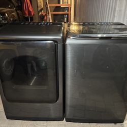 Samsung Washer And Dryer Set Electric 
