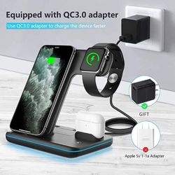 Multitasking In A Compact Space!! 3-in-1 Wireless Quick Charger