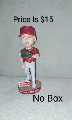 Anaheim Angels Nolan Schanuel Ceramic Bobblehead In Brand New Excellent Condition With No Chips Or Cracks (No Box)