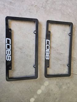 Cobb License Plate Covers Sti Wrx Subaru