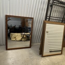 3 Vintage Mirrors