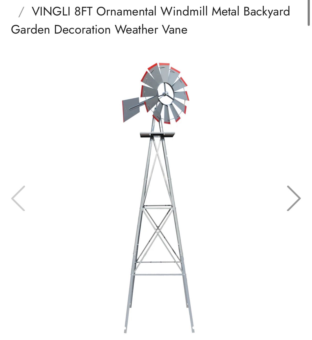 8FT Ornamental Windmill