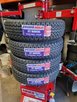 ST 225 75 15 TRAILER TIRES 10PLY LOAD RANGE E