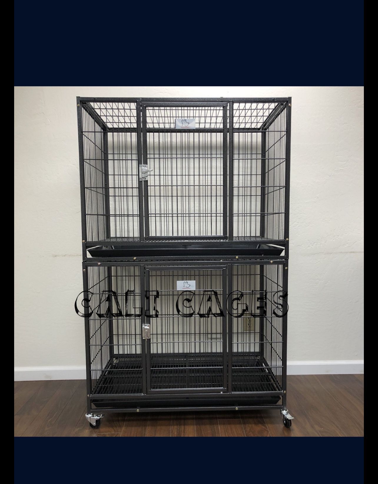 Double Stackable Dog Pet Cage Kennel Size 37 Medium New In Box 📦 