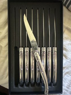 Laguiole Stainless Steel Steak Knife Set of 8