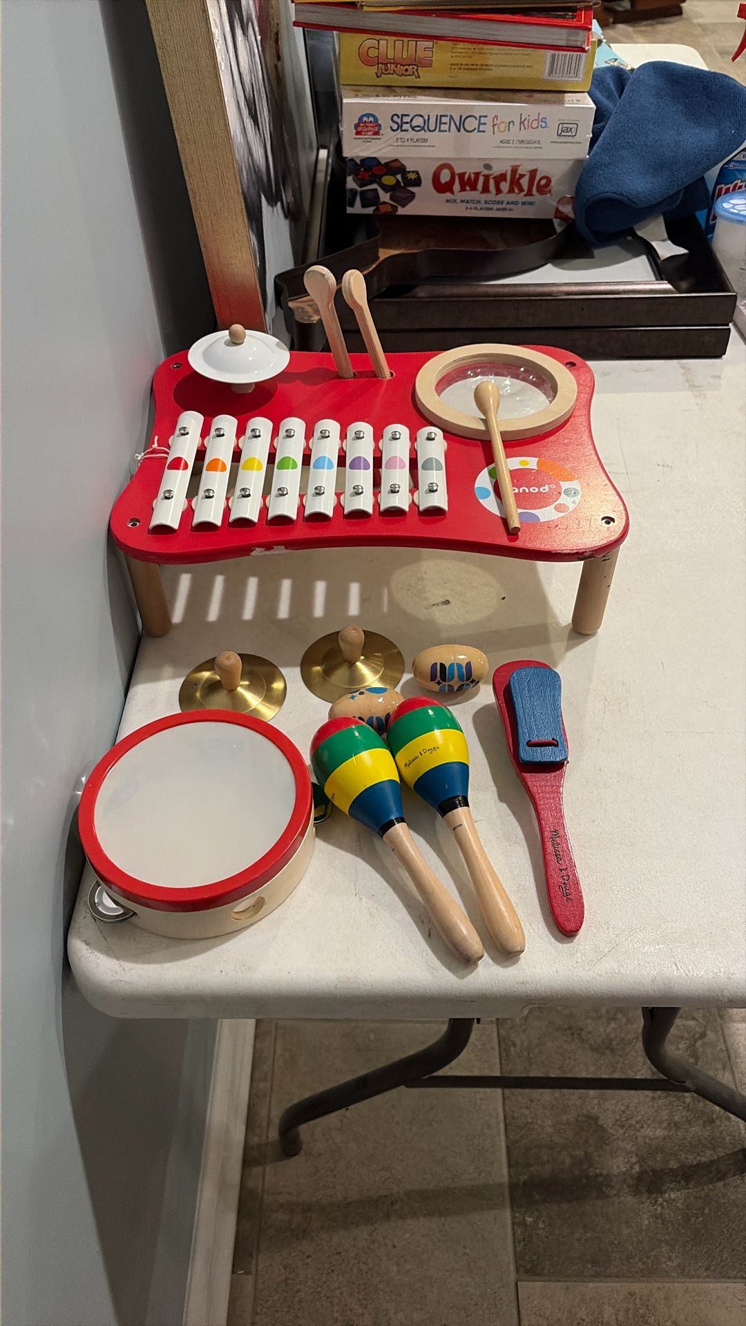 Janod Xylophone And Melissa And Doug Wooden Instruments 