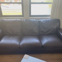 Leather Couch 