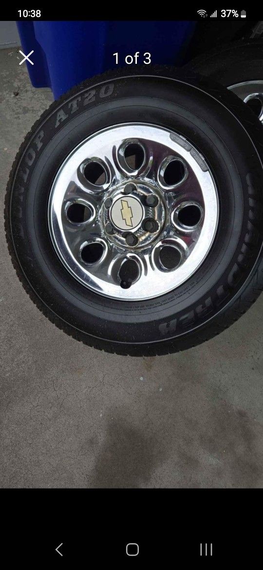 Stock Chevrolet Silverado Wheels
