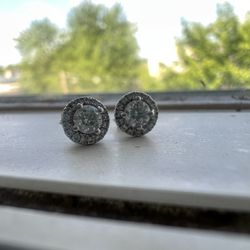 2CT Real Diamond Earrings 