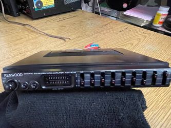equalisador Kenwood  con power  4chanel  y salida para subwoofer