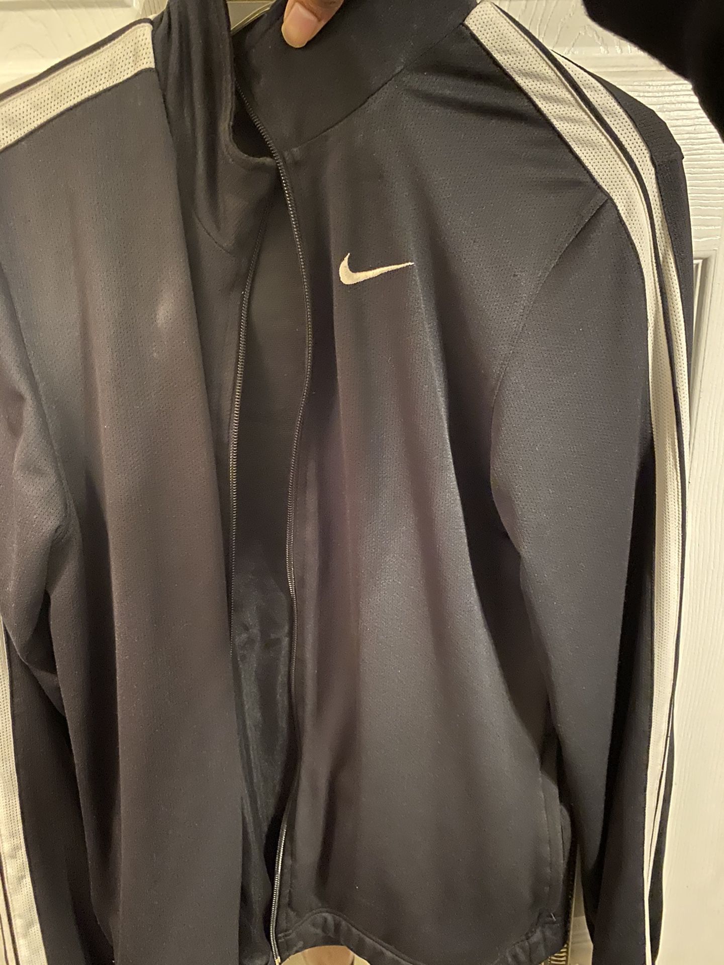Nike track jacket sz m