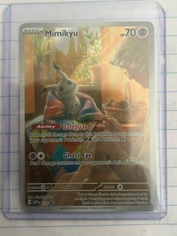Pokemon Card Mimikyu Scarlet and Violet promo Card
