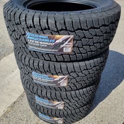 275 60 20 NEW TIRES DODGE RAM TITAN ARMADA TUNDRA SEQUOIA RUBICON GLADIATOR SILVERADO SUBURBAN AVALANCHE TAHOE SIERRA F150 