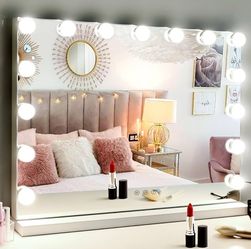 Hollywood makeup mirror with led light