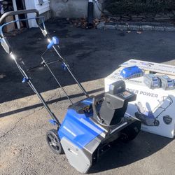 New 2025 Wild Badger 40V 20” Electric Battery Cordless Single Stage Snowblower w/2 Batteries