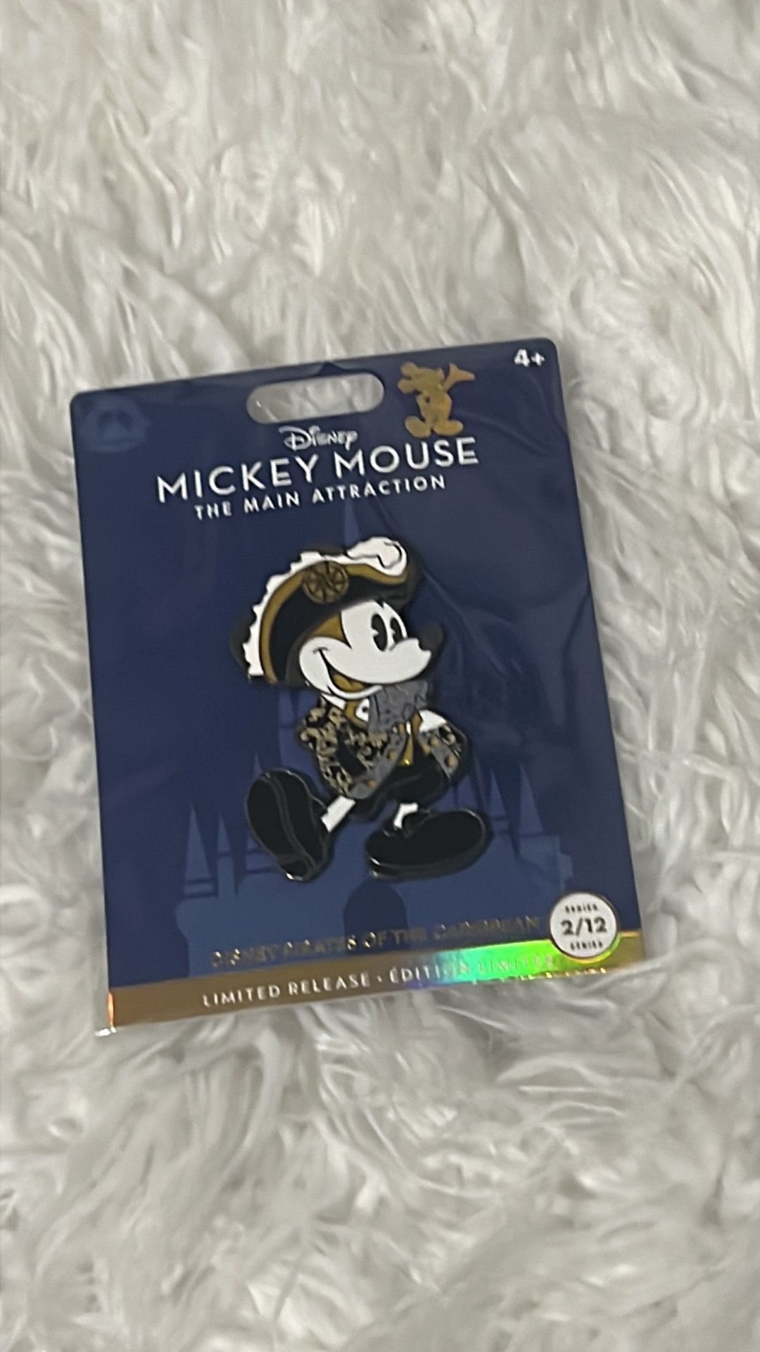 NWT Disney Mickey Mouse The Main Attraction Pirates Of Caribbean Pin