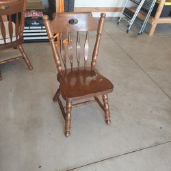 Set Of 4 Wooden Chairs