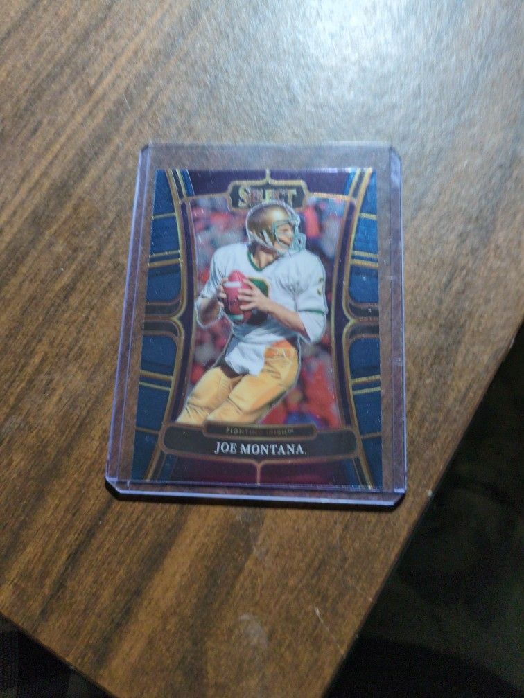 JOE MONTANA FOOTBALL CARD.