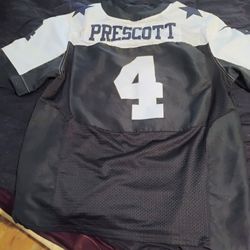 Cowboys On Field Jersey Prescott 