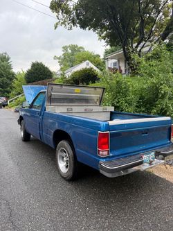 Blue Chevy S-10 Pickup Truck
