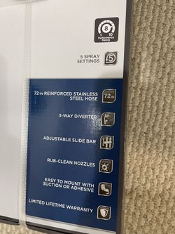 Glacier Bay 1000055745 Wall Bar Combo Handheld Shower Head